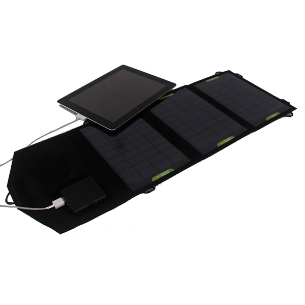 10.5Watt foldable solar bag charger