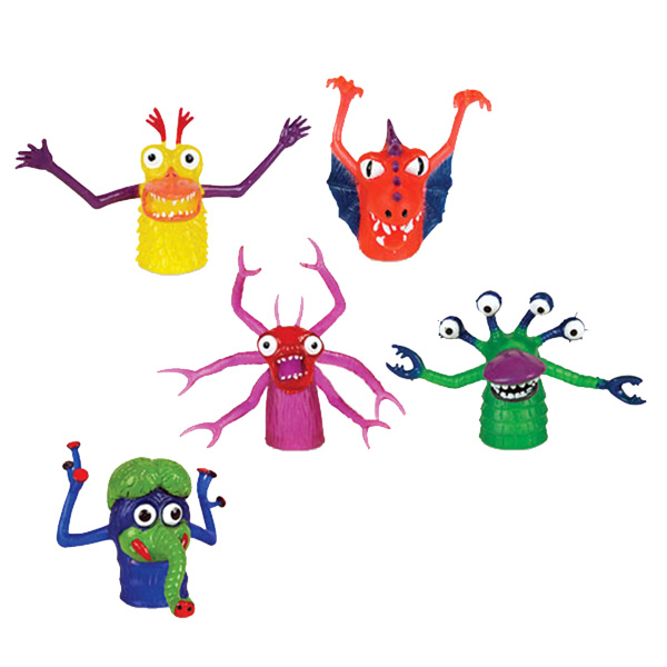 Eco Miracle Soft PVC Rubber Finger Monster Toy set
