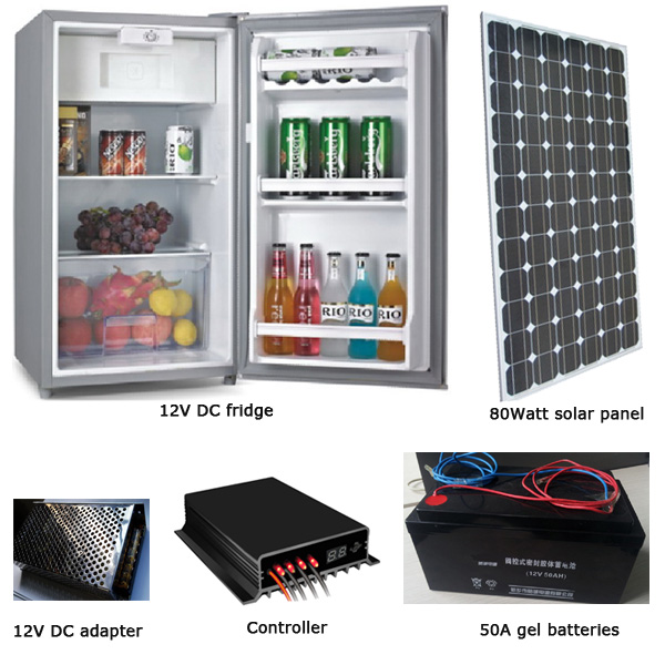 100L solar fridge set