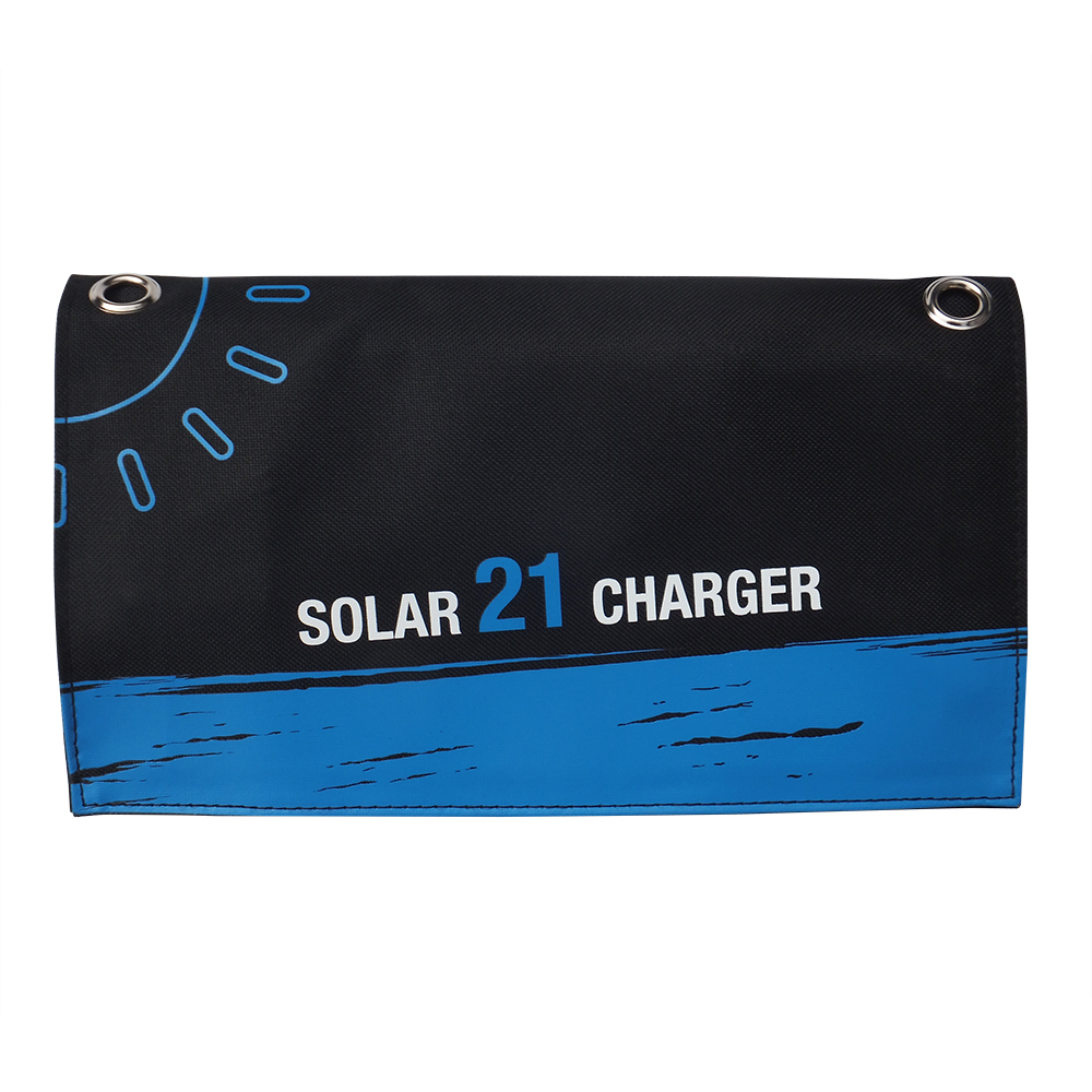 Digital display dauble USB port sunpower solar foldable charger EM-021D
