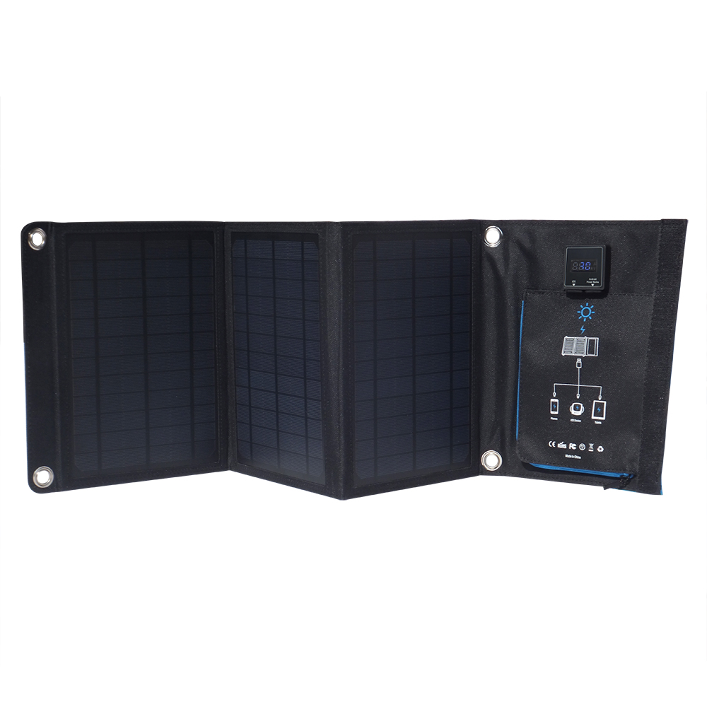 18watt dual USB port solar bag charger EM-018D