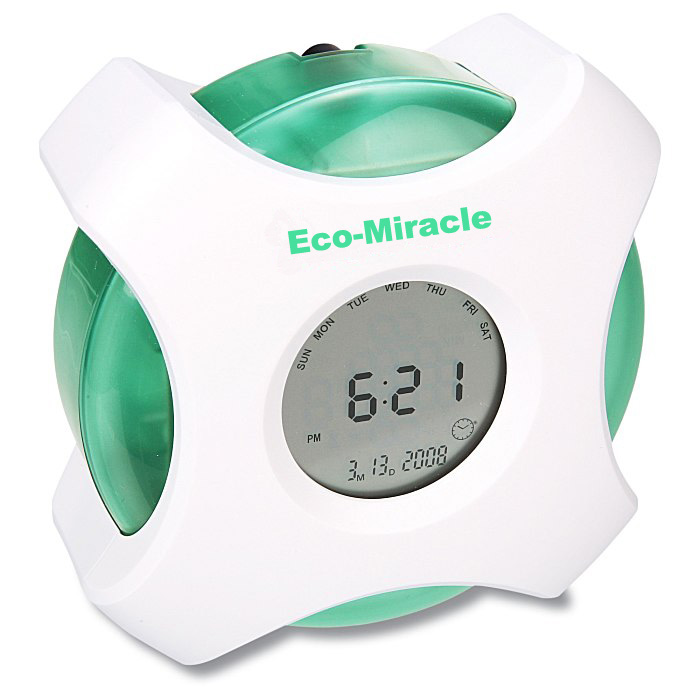 Multi-function water powered clock