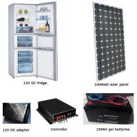 EM-BCD300 300L fridge/freezer + 100W solar panel + 100AH battery set