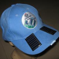 Mix color solar LED hat, cooling solar LED cap , can do your logo as free charge